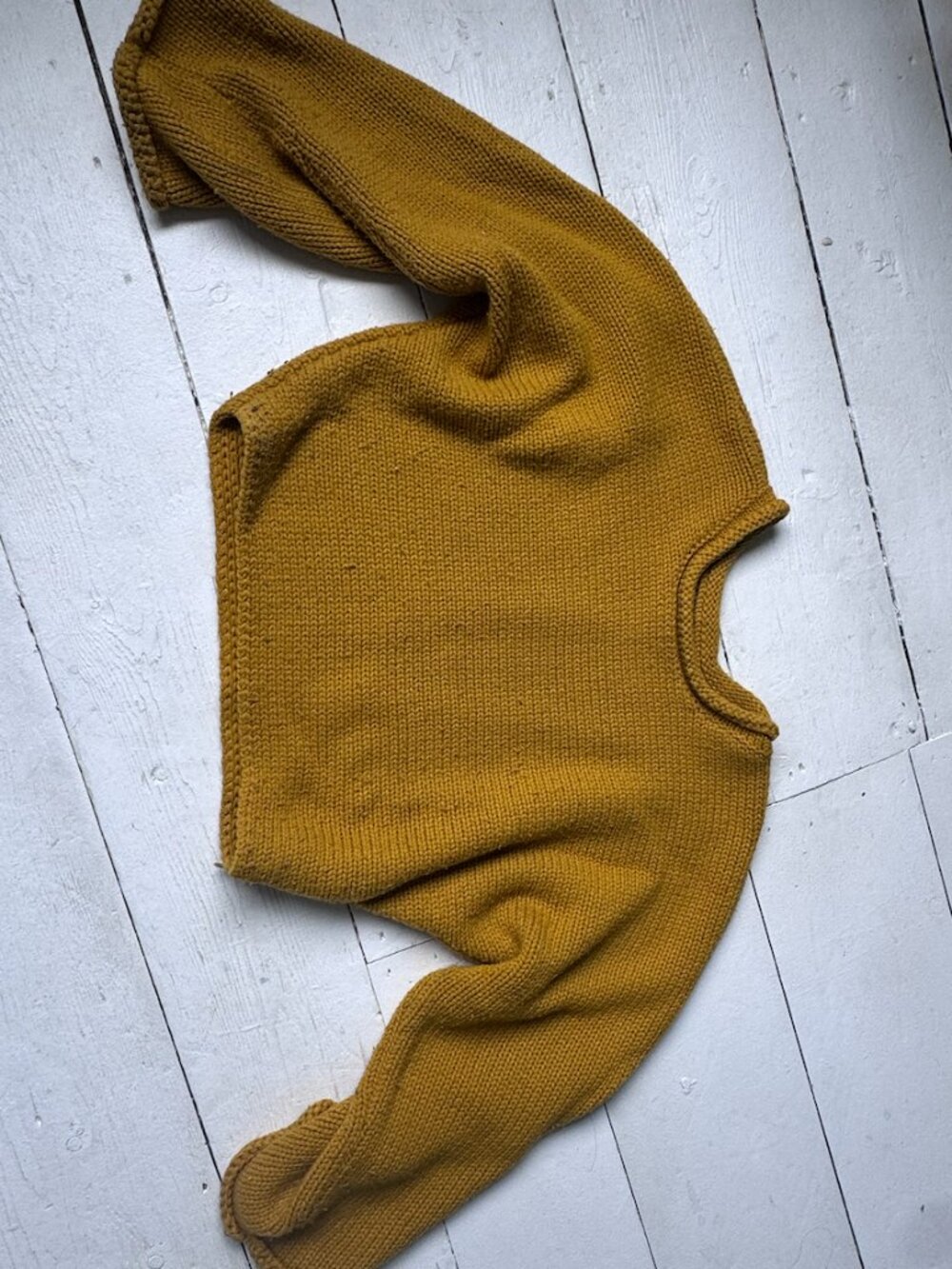 Cropped Knit Sweater